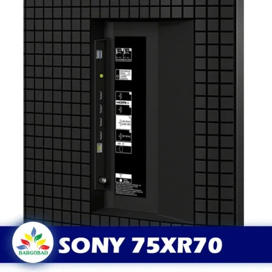 تلویزیون سونی مدل XR70 سایز ۷۵ اینچ کیفیت تصویر UltraHD 4K نوع نمایش QLED