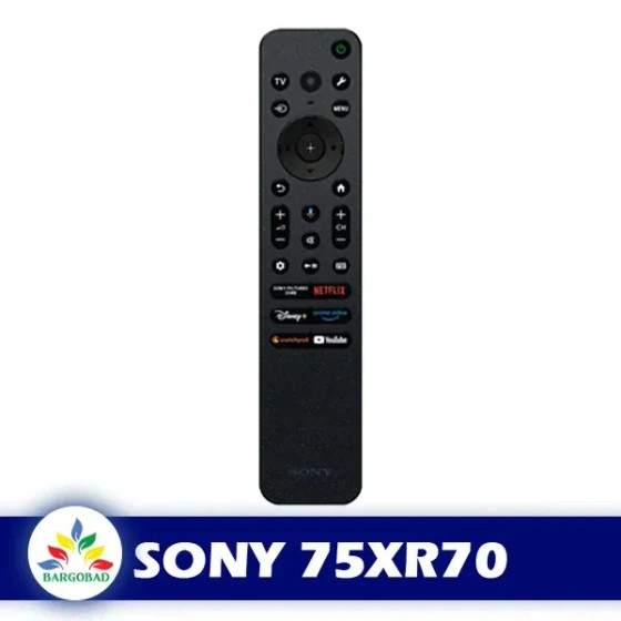 تلویزیون سونی مدل XR70 سایز ۷۵ اینچ کیفیت تصویر UltraHD 4K نوع نمایش QLED