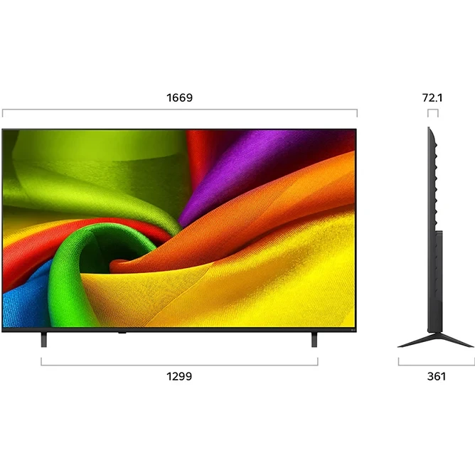 تلویزیون ال جی 75NU840B سایز ۷۵ اینچ Ultra HD 4K